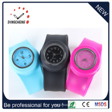 Hot Fashion Digital/Quartz Silicone Wristband Slap Watch (DC-096)